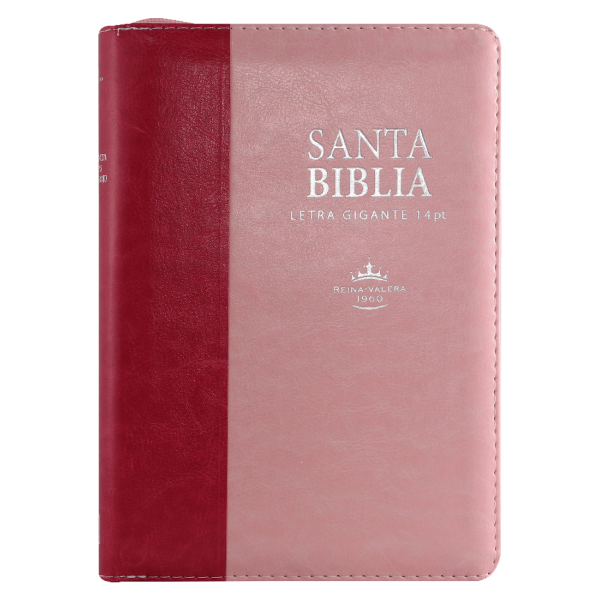 Producto - Biblia Reina Valera 1960 Letra Gigante DuoTono Fucsia Y Rosa