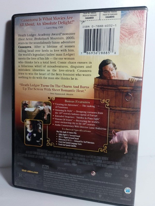 Producto - Casanova (2005) - DVD - Region U.S.A - 1
