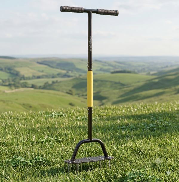 Producto - Aireador De Suelo Cesped y Jardin Con Retroceso Automatico De 19 Puas - 7