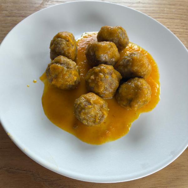 Producto - Albóndigas de Carne con Salsa de Zanahoria