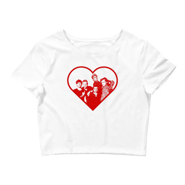Producto - Baby tee one direction heart