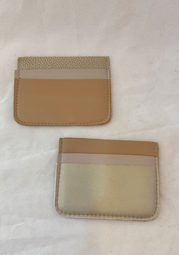 Producto - Tarjetero eco cuero Beige