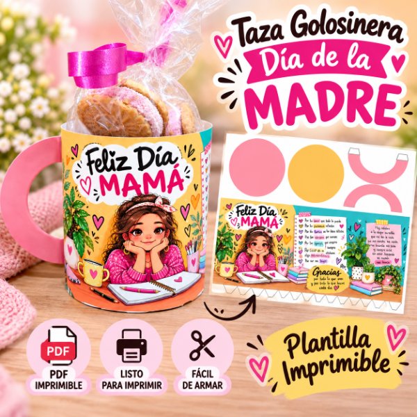 Producto - IMPRIMIBLE TAZA GOLOSINERA