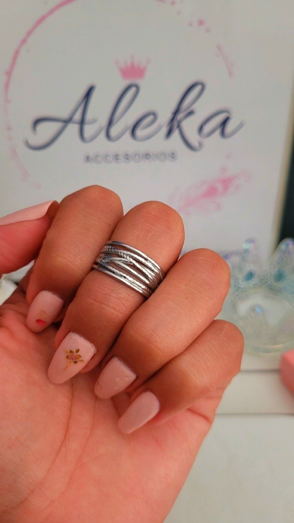 Producto - Anillo lazos regulable de acero quirúrgico