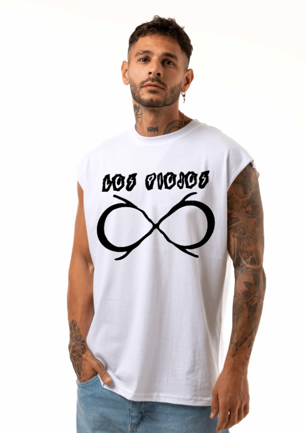 Producto - REMERA SIN MANGAS -LOS PIOJOS -ALGODON TALLE XL - 0