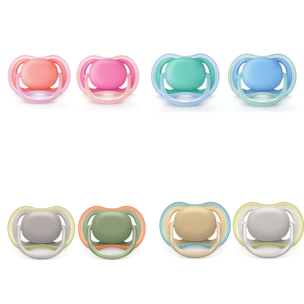 Producto - Chupete Avent Ultra Air 6-18m x2 Lisos