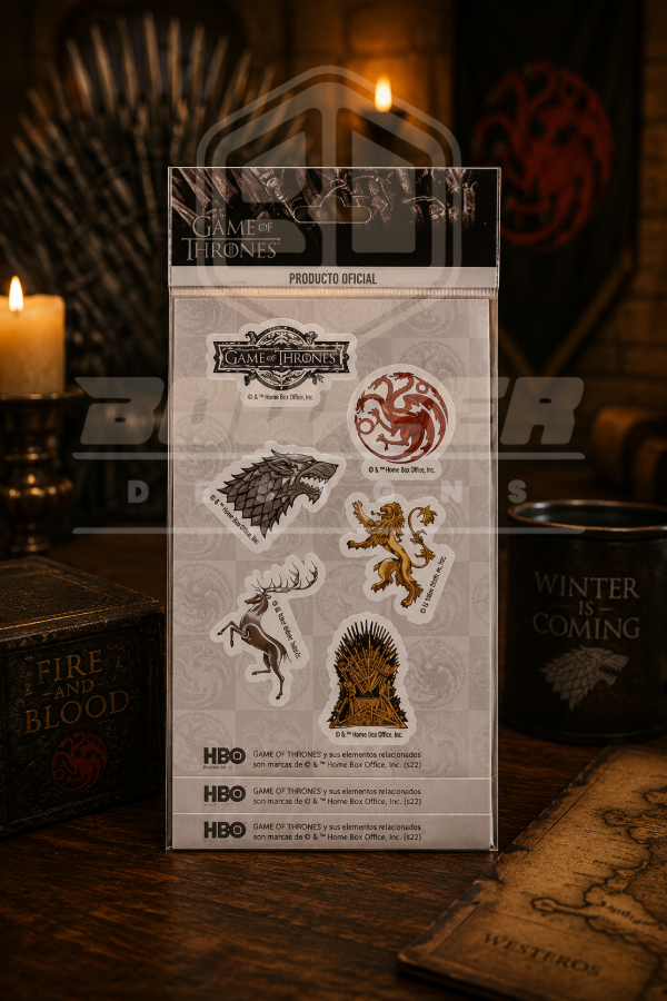 Producto - Pack de Stickers Game of Thrones