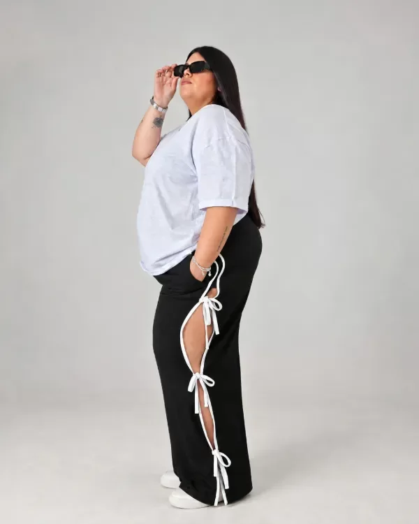 Producto - Pantalón con lazo - twill - 0
