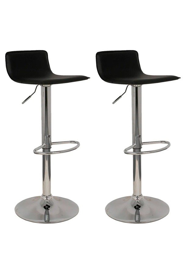 Producto - Banquetas Stick regulable eco cuero negro x 2 unidades