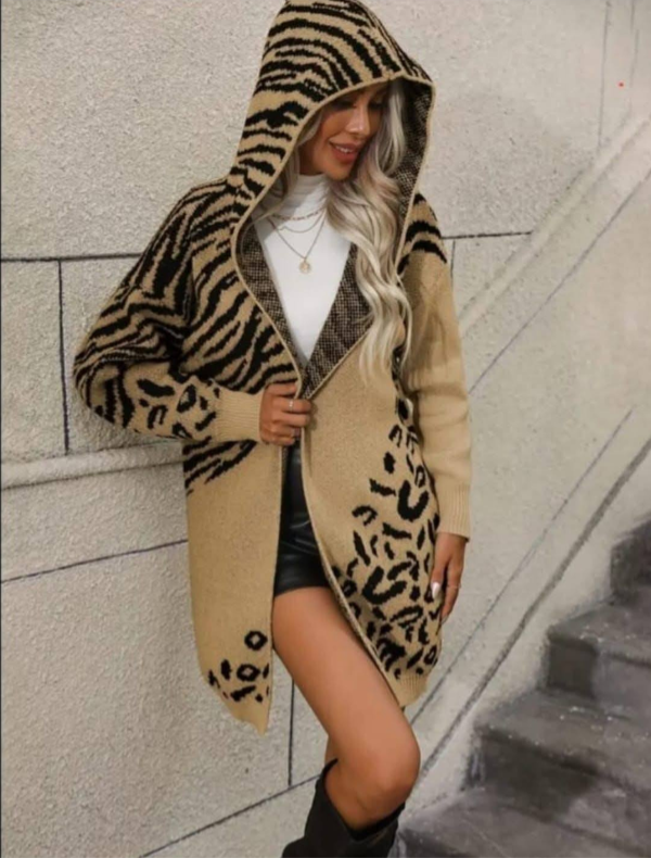 Producto - SACO LEOPARDO LANILLA ACRILICA