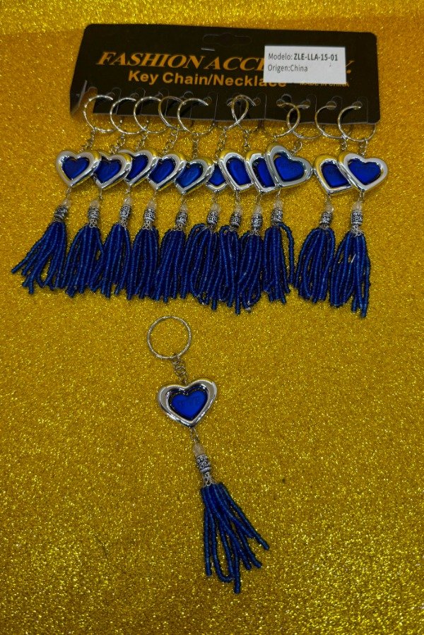 Producto - LLAVERO ELEFANTE/CORAZON AZUL