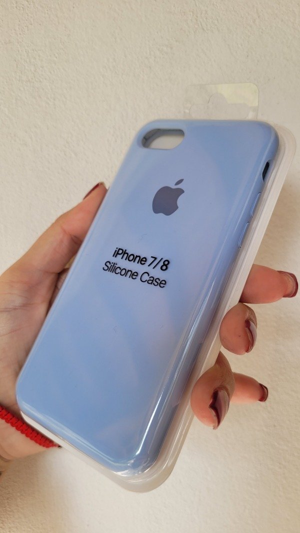 Producto - Iphone 7 / Iphone 8 / Iphone SE 2020 : Silicone Case celeste claro