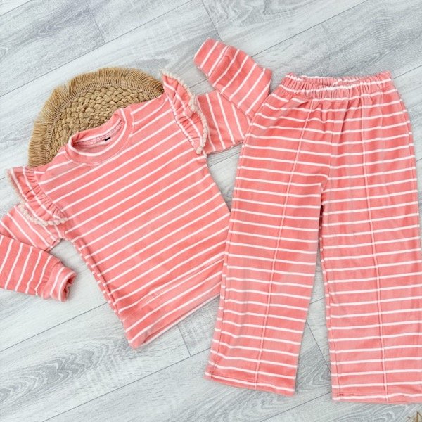 Producto - CONJUNTO SOFIA SALMÓN (BUZO + PALAZO)