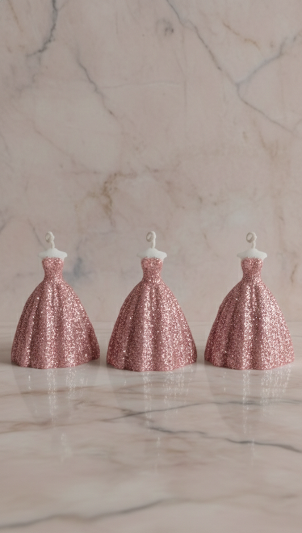 Producto - Vela Vestido con Brillo
