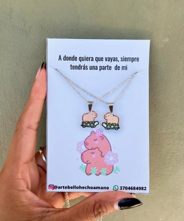 Producto - Dúo de collares Capibara