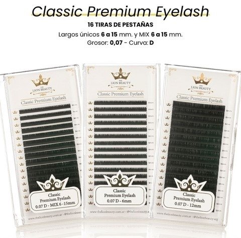 Producto - Pestañas Classic Mix  Curva D - The Lion Beauty