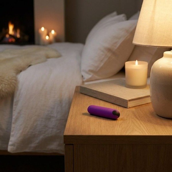 Producto - ESTIMULADOR BULLET BLACK PURPLE RECARGABLE