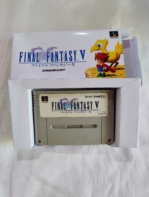 Producto - Final Fantasy V - Super Famicom (Usado)