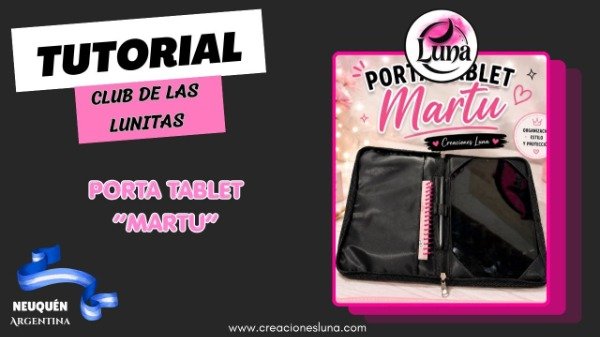 Producto - TUTORIAL - Porta Tablet "Martu"