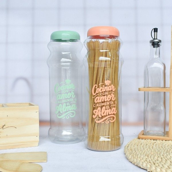 Producto - CONTENEDOR TUBO PARA FIDEOS SUMIL