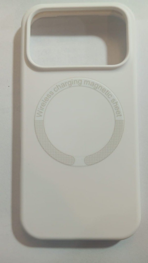 Producto - Funda Silicone Case con MagSafe Blanco para iPhone 17 Pro