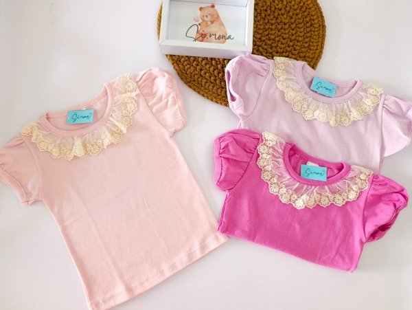 Producto - Remera puntilla de algodón