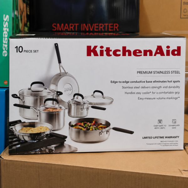 Producto - SET DE OLLAS KITCHENAID - 10 PIEZAS