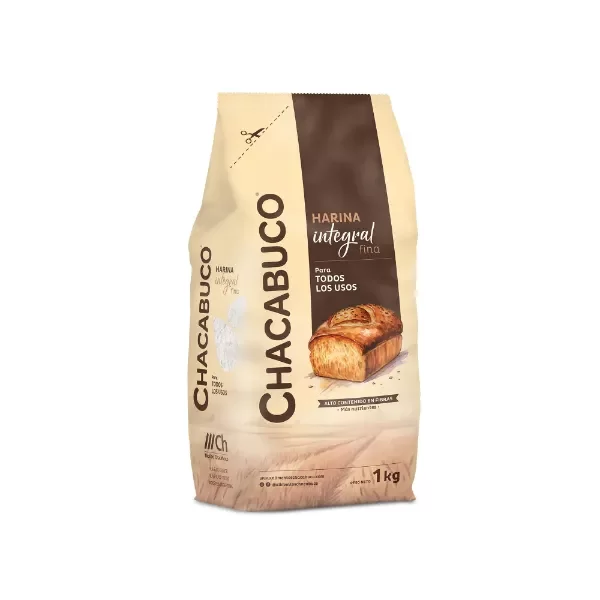 Producto - Harina Integral Fina Chacabuco 1kg