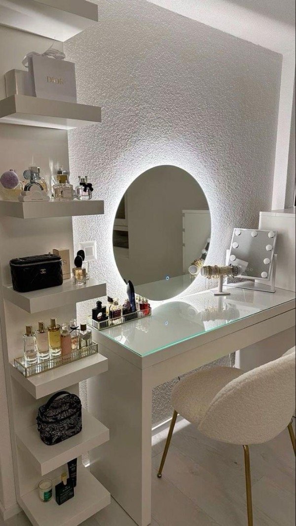 Producto - Espejo circular + led