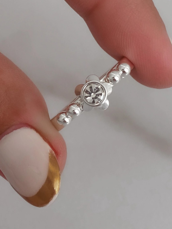 Producto - ( 3370) Anillo Caylu Flor - AB - Talle 18