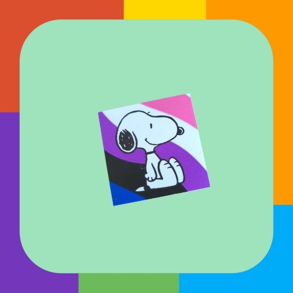 Producto - Sticker Snoopy Género fluido