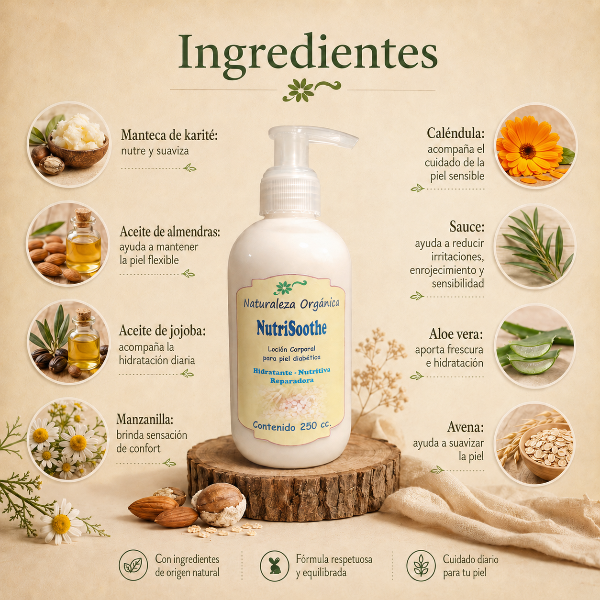 Producto - Crema NutriSoothe - Hidratación Natural para Piel Seca y Sensible - 2