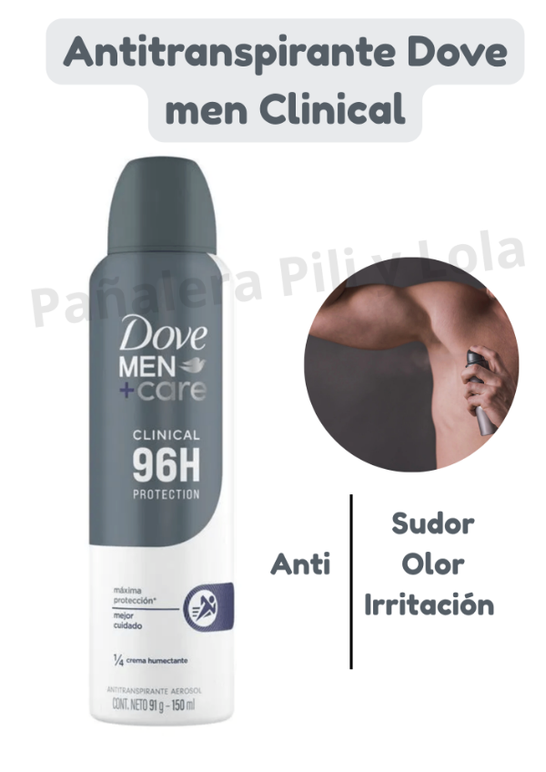 Producto - Antitranspirante Dove clinical aerosol hombre