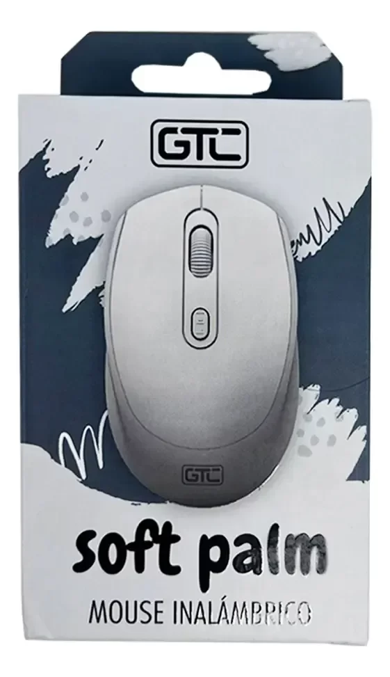Producto - Mouse Inalambrico Gtc Mig-123 Optico 1600 Dpi Pc BLANCO