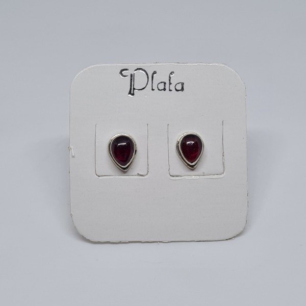 Producto - Aros plata gota bordo