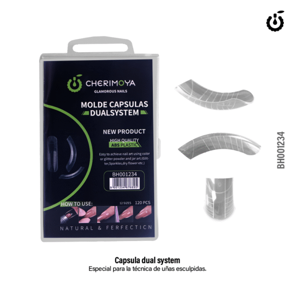 Producto - Capsula Dual System Uñas Escul. X 120pcs