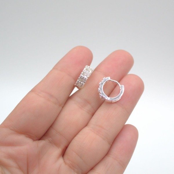 Producto - ARGOLLA DE ACERO BLANCO cod A913