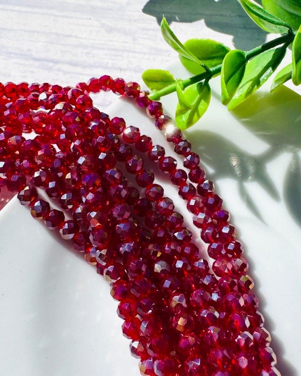 Producto - TIRA CRISTAL DE ROCA BORDO TORNASOL 4MM