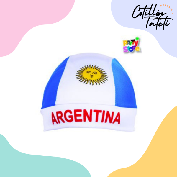Bonnet/Bandana Drapeau Argentin En Coton - Accessoire Supporter Football, Taille Universelle