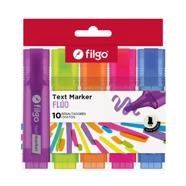 Producto - Resaltadores Filgo Text Marker Flúo x 10 - 0