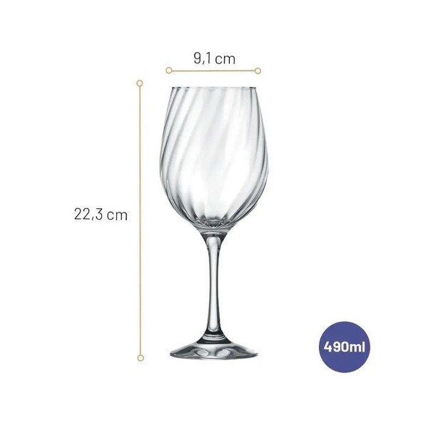 Producto - NADIR COPA AGUA 500ML RAVENA(7A7701)LABRADA BULTO X12