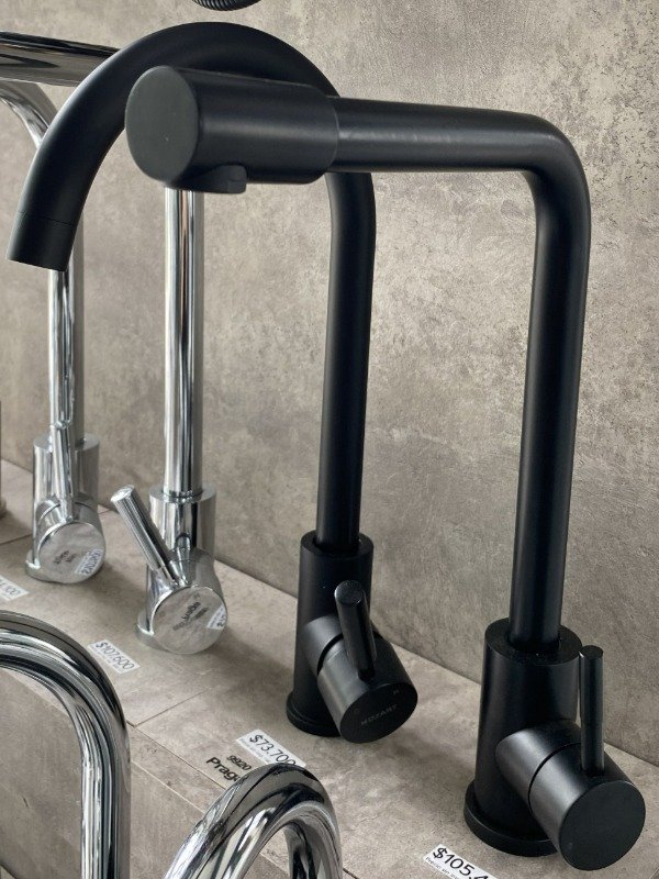 Producto - Grifería Praga y Tokio Negras Mozart Monocomando Cocina