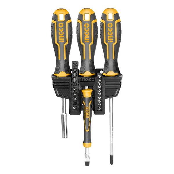 Producto - Set Juego Destornilladores Y Puntas (24 Piezas)- INGCO-HKSDB02482