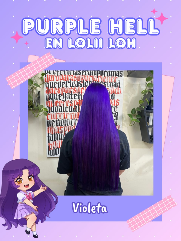 Producto - Tintura Violeta Vegana Fantasia - Marca Purple Hell - 0