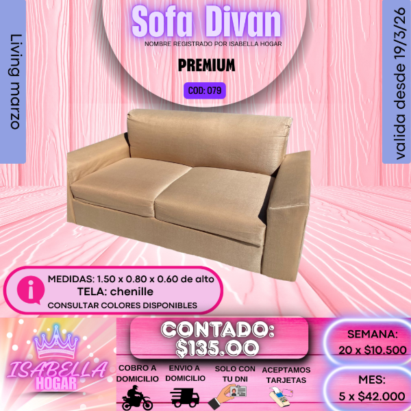 Producto - SOFA DIVAN COD:079