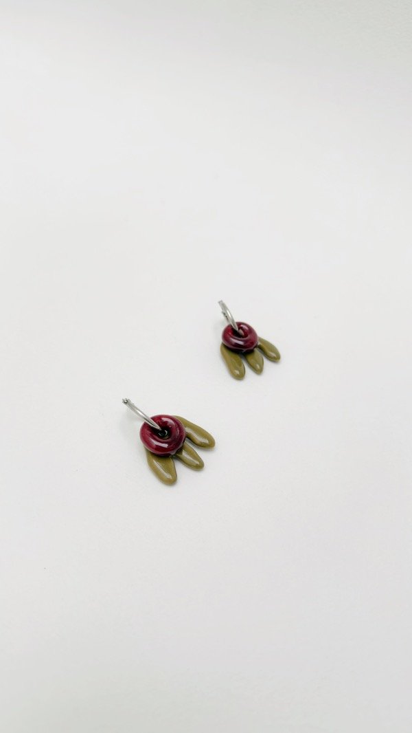 Producto - Argolla p+d rubi y oliva