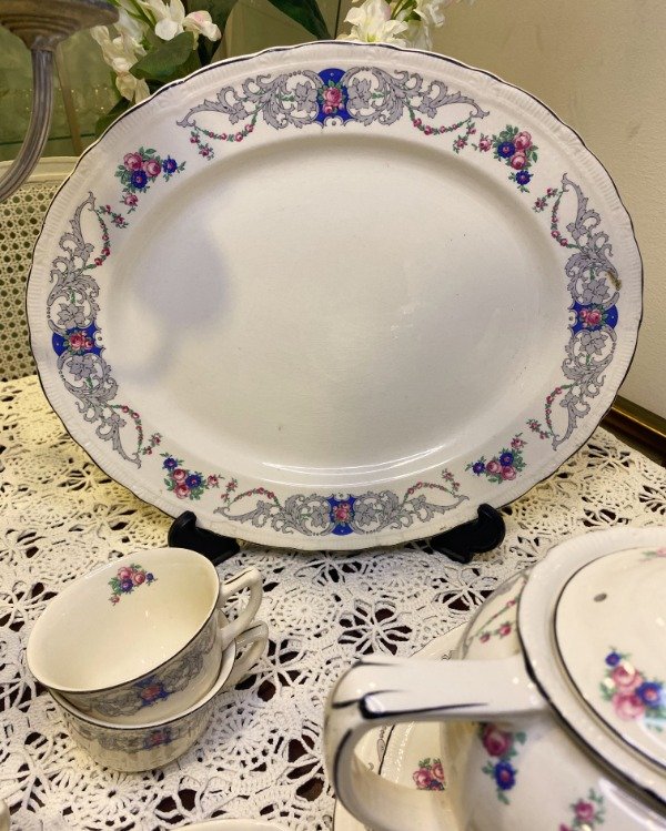 Producto - Bandeja Fuente De Loza Inglesa Hk Tunstall