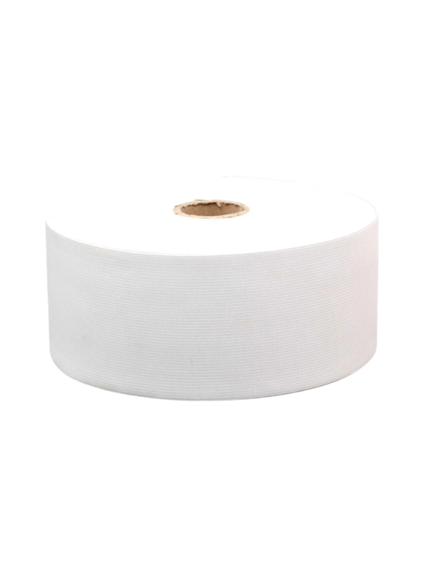 Producto - ELÁSTICO POLIÉSTER 80MM BLANCO Y NEGRO - 1