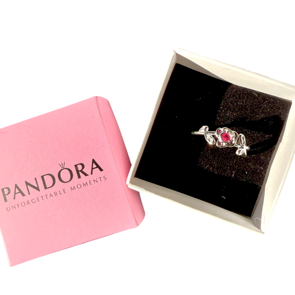 Producto - Anillo Pandora Disney Bella y Bestia-Acero regulable Silver