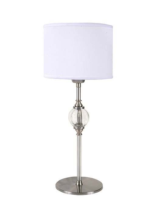 Producto - Velador de acero con bochita de vidrio - Cod.4012